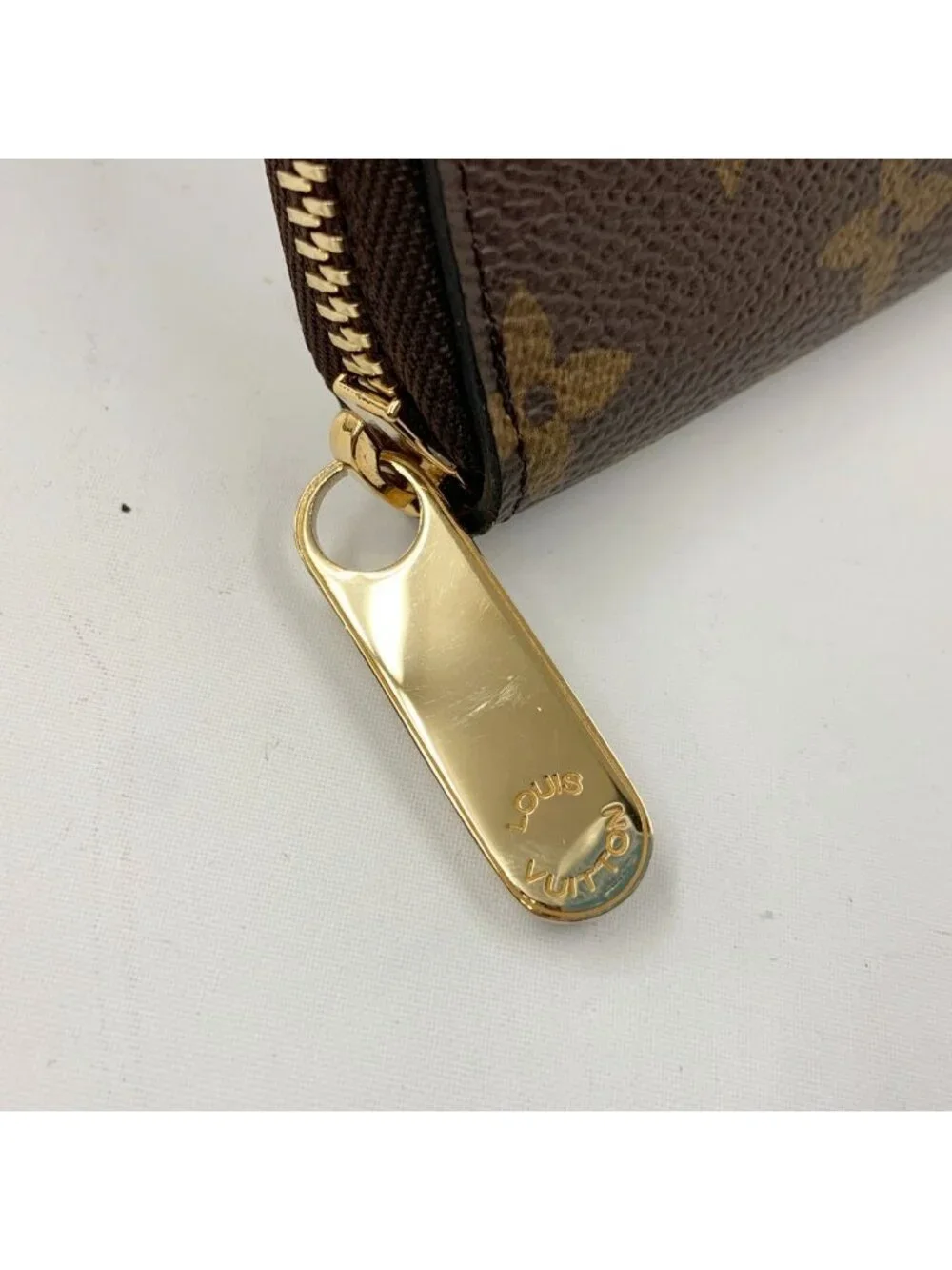 Louis Vuitton Monogram Zippy Organizer NM Zip Around Wallet Brown